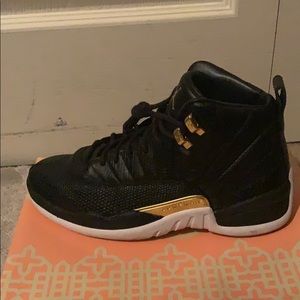 COPY - Jordan 12 Retro Black Metallic Gold White …